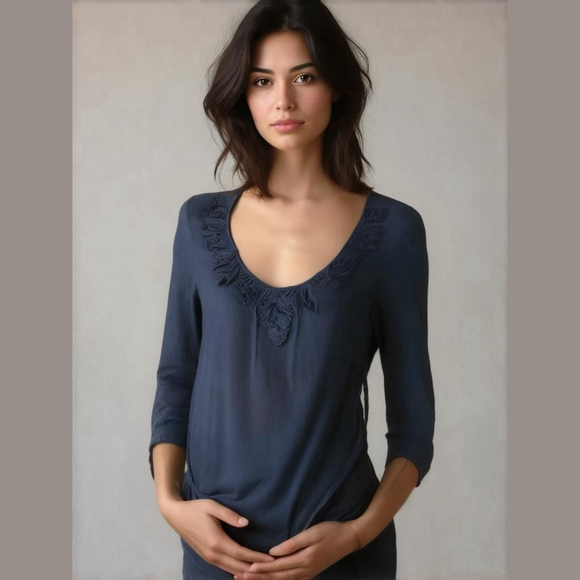 Oh Baby by Motherhood Tops - Motherhood Maternity Top L Oh Baby 3/4 Sleeves